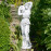 Elizabeth Urn Girl – white stone effect