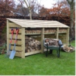 Empingham log store - 4ft