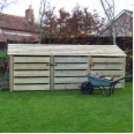 Empingham log store - 4ft