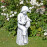 Finn Reading Boy – white stone effect