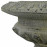 Fluted Urn Low 28cm Verdigris Effect