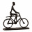 Bicycle Man Elur – Iron Figurine