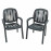 Giove 80 table with 4 Ponza chairs (2 colour options)