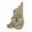 Gnome Sitting 36cm Weathered Dark Stone Effect