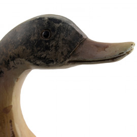 Goose Carved Wood Effect