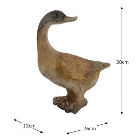 Goose Carved Wood Effect
