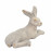 Hare Lying – white stone effect