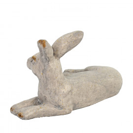 Hare Lying – white stone effect