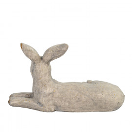 Hare Lying – white stone effect