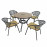 Haslemere 91cm Patio Table