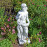 Hector Hunter Boy Statue – white stone effect