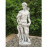 Hector Hunter Boy Statue – white stone effect