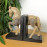 Horse Bookends Carved Wood Effect