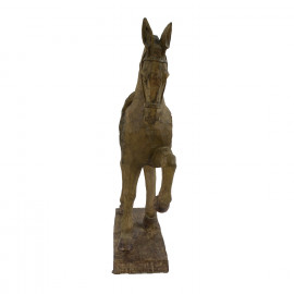 Horse Carved Wood Effect