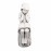 Julie Statue – 86cm white stone effect