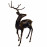 Large Stag – bronze effect