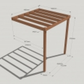 Lean to Box Pergola