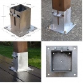 Lean to Garden Pergola - 2 Post