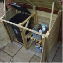 Morcott double combo bin storage unit
