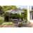 Norfolk 2.5m Kit Square Royce Junior Cantilever Parasol with 80kg Base & Cover Offer