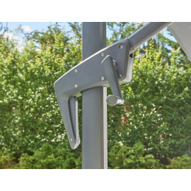 Norfolk 2.5m Kit Square Royce Junior Cantilever Parasol with 80kg Base & Cover Offer