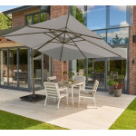 Norfolk 3m Kit Square Royce Ambassador Cantilever Parasol with 90kg Wheeled Base & Cover Offer