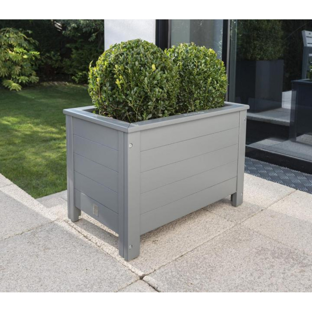 Norfolk Leisure Florenity Grigio Rectangular Planter