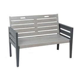 Norfolk Leisure Florenity Grigio Two Seat Bench