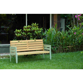 Norfolk Leisure Florenity Verdi Three Seat Bench with Cushion