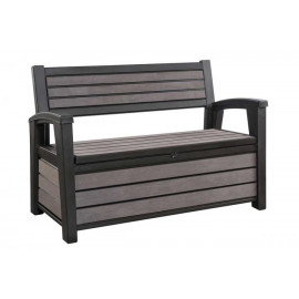 Norfolk Leisure Keter Hudson Storage Bench Grey