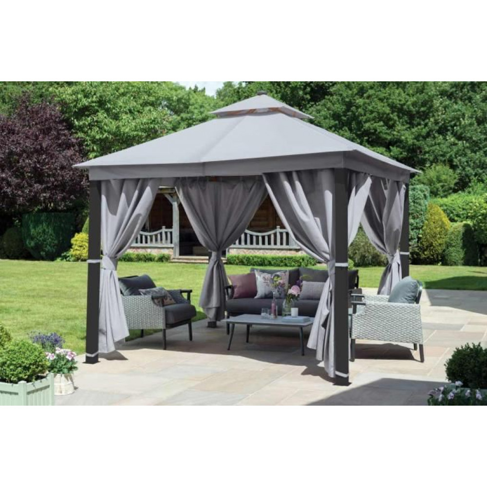 Norfolk Leisure Luxury LED Gazebo 3x3m
