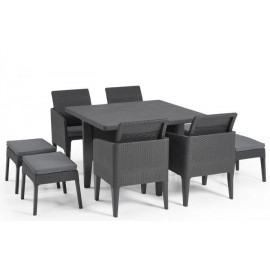 Norfolk Leisure Santiago 8 Seat Dining Set