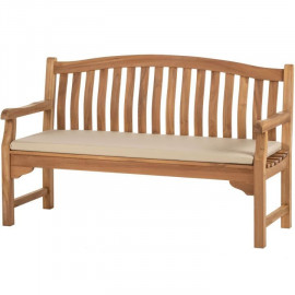Norfolk Leisure Teak 5ft Kingsbury Hardwood 3 Seater Garden Bench