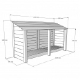 Normanton log store - 4ft