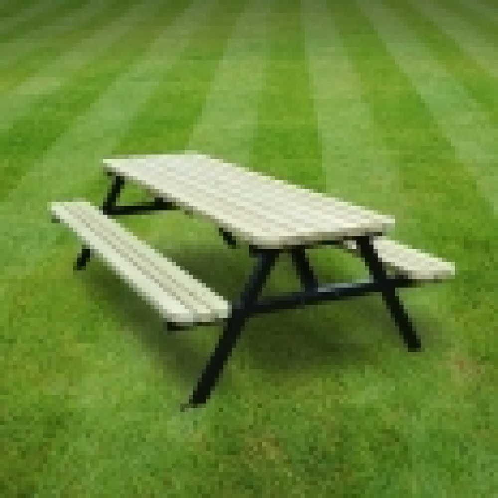 Oakham Steel Rounded Picnic Bench