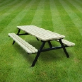 Oakham Steel Rounded Picnic Bench