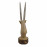 Oryx Head Carved Wood Effect