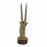 Oryx Head Carved Wood Effect
