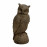 Owl – rust effect