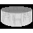Oxford Premium 245cm Six Seater Round Set Cover