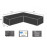 Oxford Premium 290cm Large Corner Sofa Set Cover