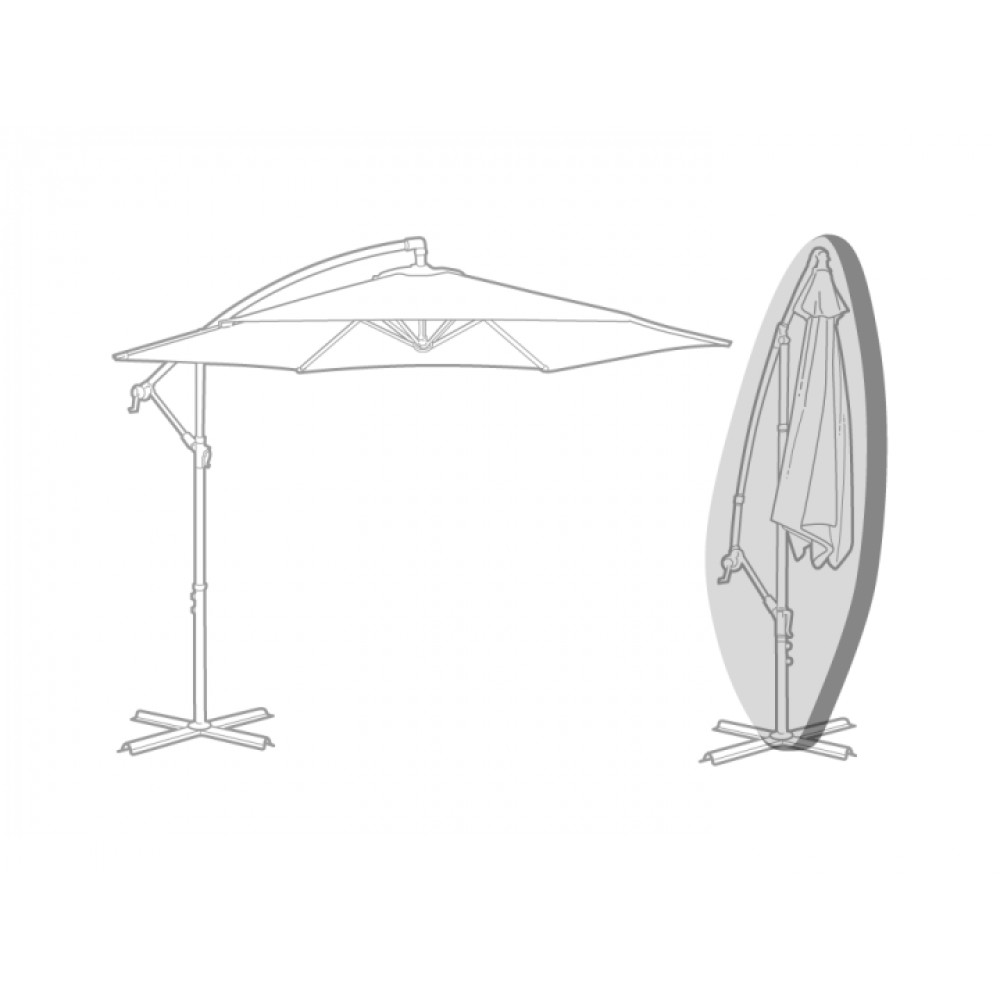 Oxford Premium Medium Canti-Lever Parasol Cover 54cm