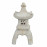 Pagoda Lantern Large 63cm Weathered Light Stone Effect