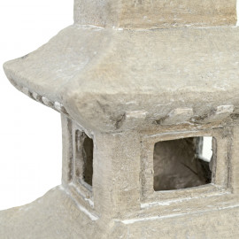 Pagoda Stack 79cm Weathered Light Stone Effect