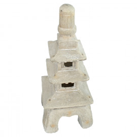 Pagoda Stack 79cm Weathered Light Stone Effect