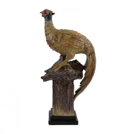 Pheasant Carved Wood Effect