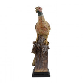 Pheasant Carved Wood Effect