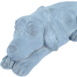 Puppy Lying – blue iron effect