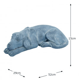 Puppy Lying – blue iron effect