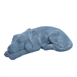 Puppy Lying – blue iron effect